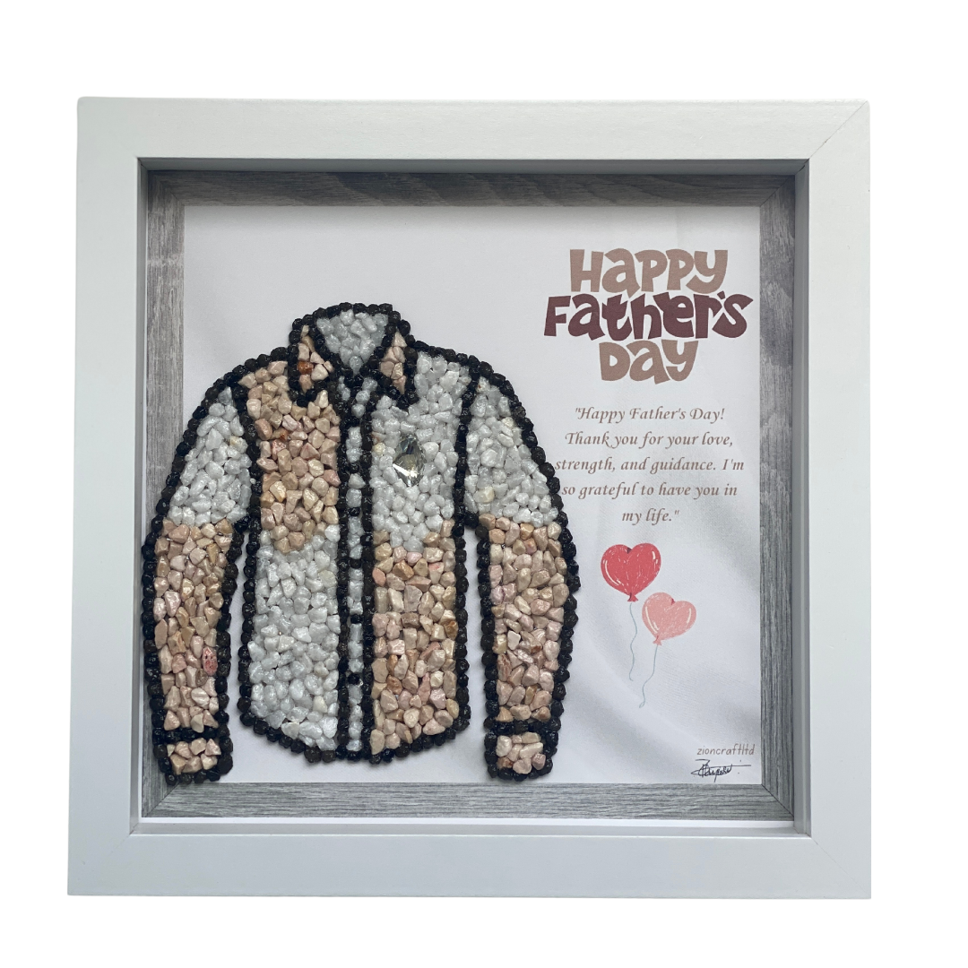 Personalised Father's Day Pebble Art
