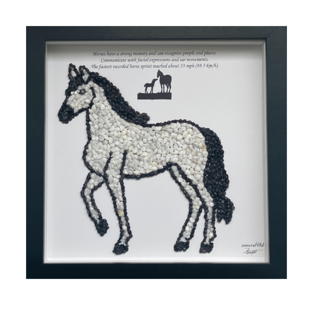 Personalised Pebble Art for Horse Lovers