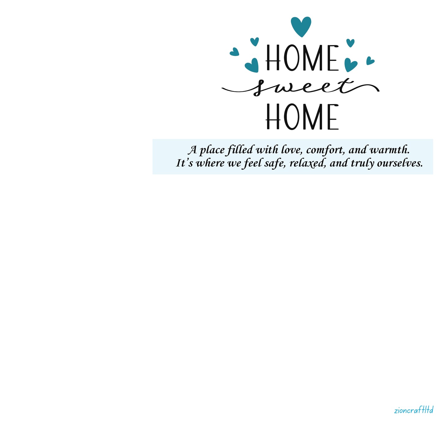 Personalised Home pebble art