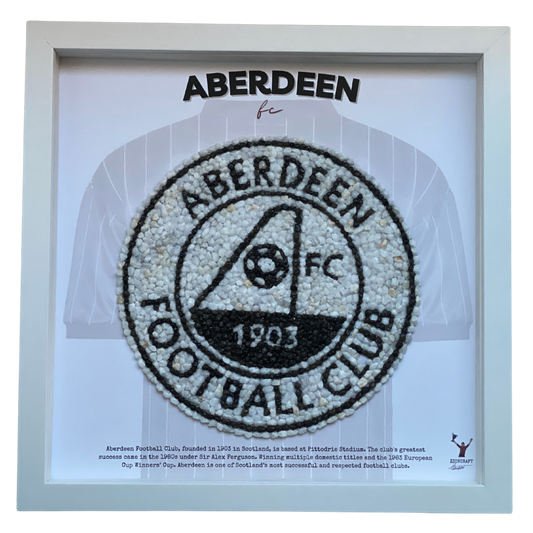 Aberdeen FC Logo Pebble Art
