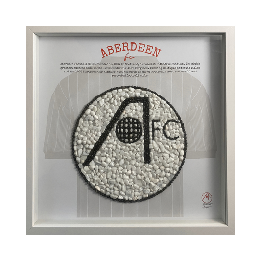 Aberdeen Football Club Pebble Artwork