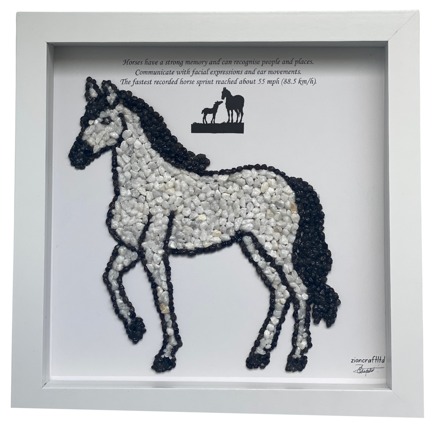 Personalised Pebble Art for Horse Lovers