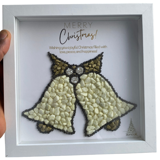 Personalised Christmas Pebble Art
