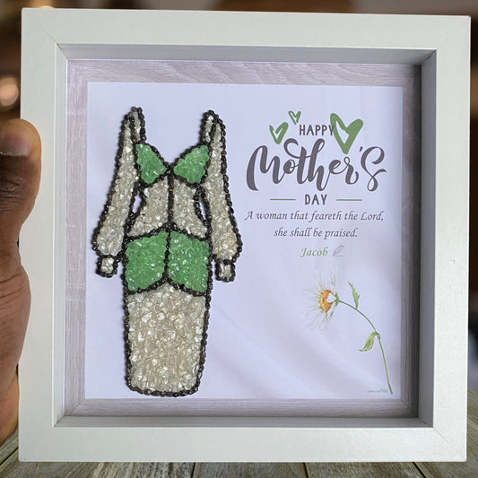 Personalised Mother's Day Pebble Art.